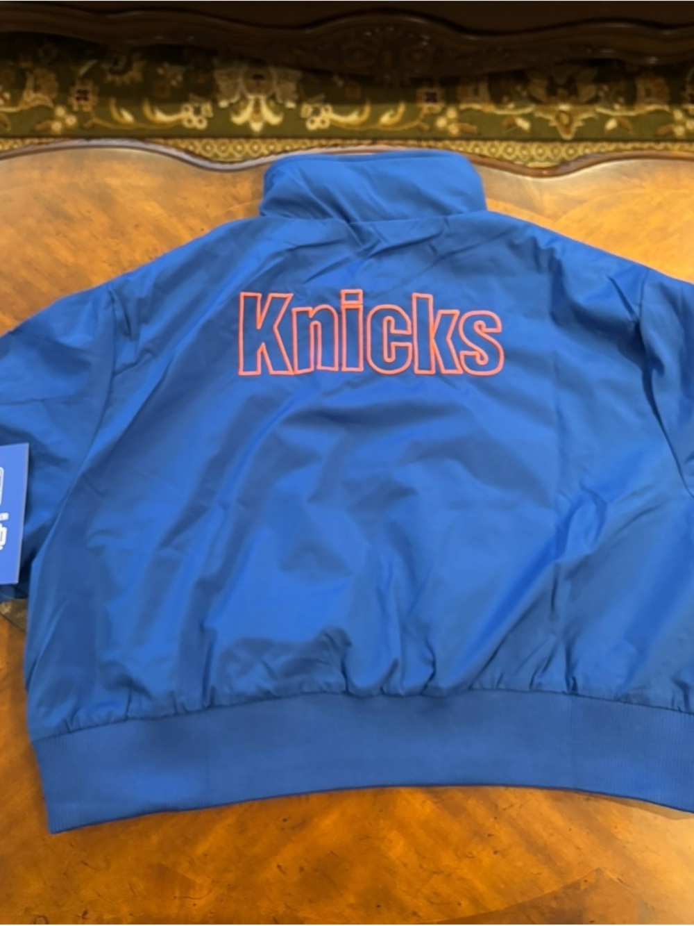 Women’s New York Knicks Lightweight Pullover 1/4 Zip Cropped Jacket Size Small - Picture 2 of 6
